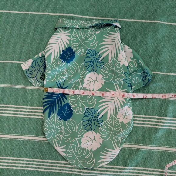 2/$10 🐾 New Size Large Tropical Leaf Print Dog Shirt - Cat Shirt 🐾 - Picture 4 of 7